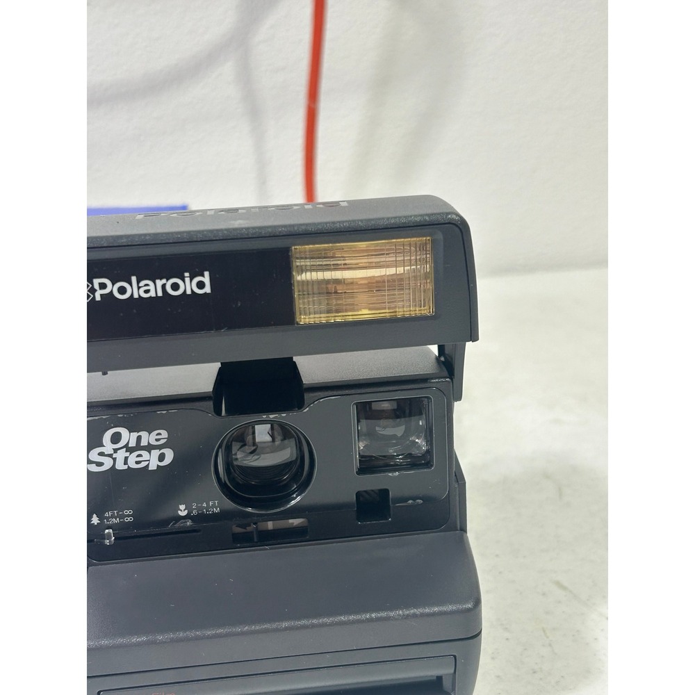 Polaroid OneStep 600 Instant Film Camera Black with Original Box Vintage - Picture 3 of 11